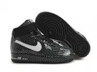 nike air force one kids chaussures femmes blanc noir